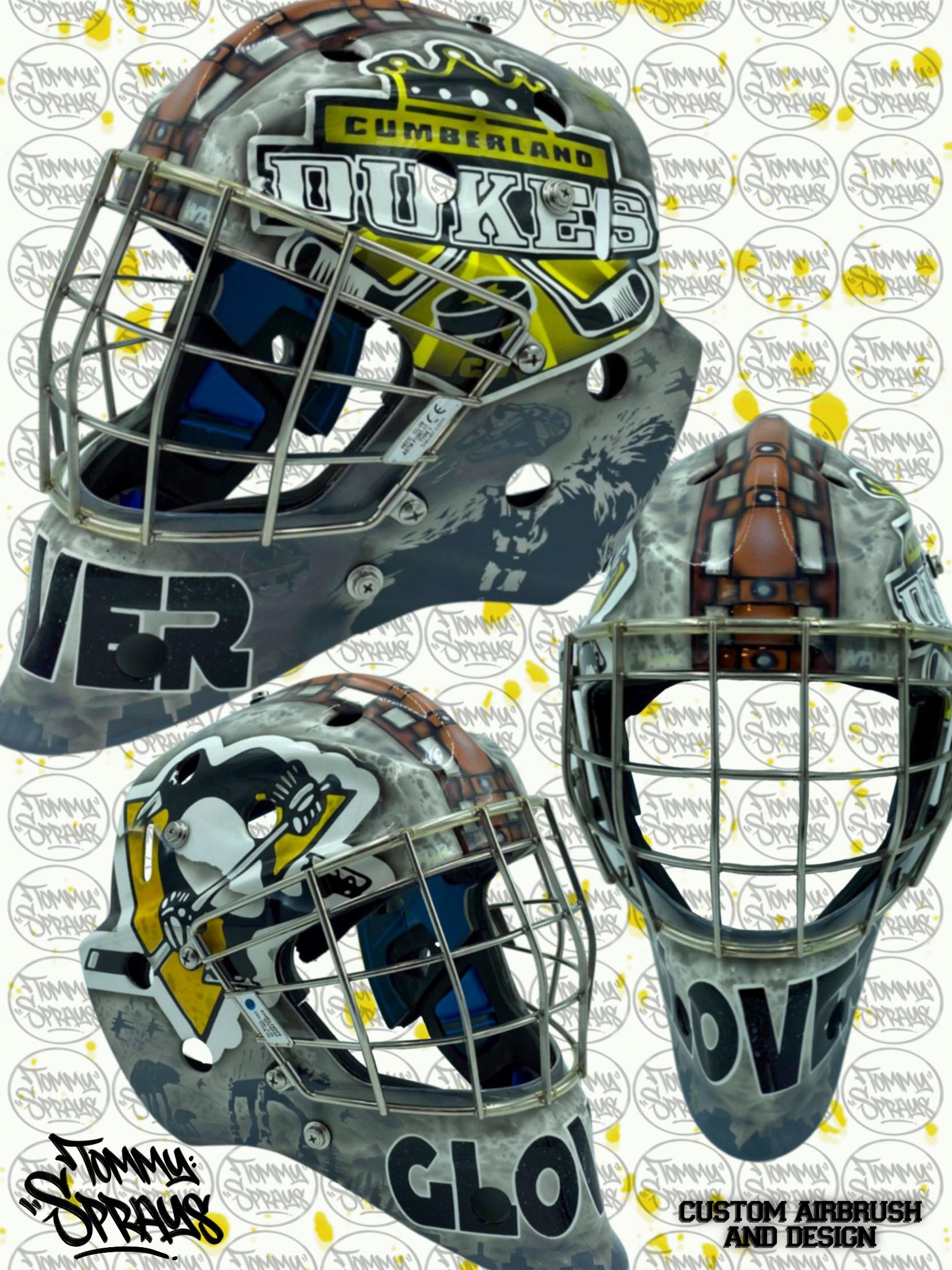 Custom Goalie Mask Art